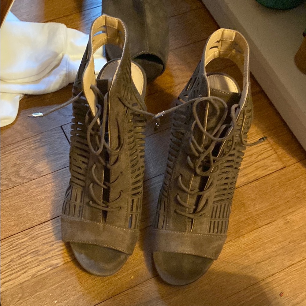 Sam Edelman Brown Lace Up Boots